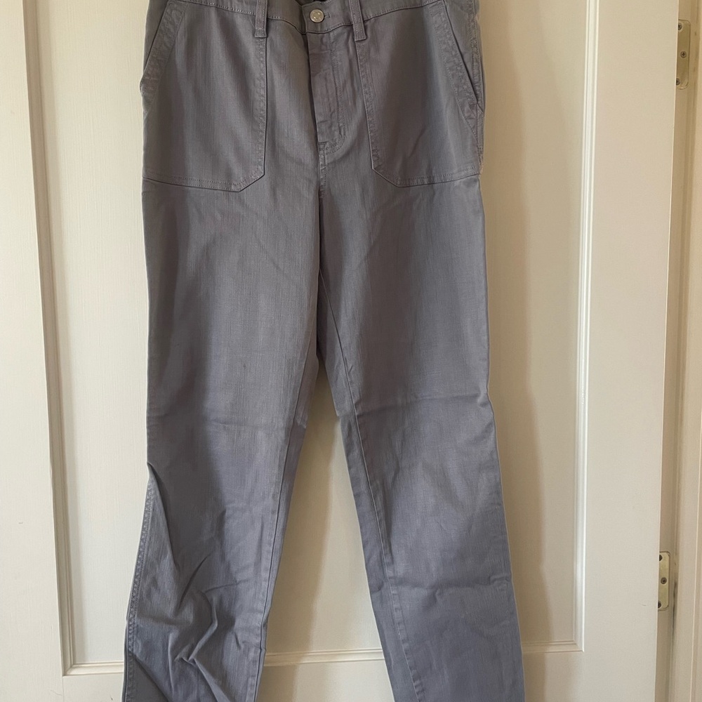 J. Crew Gray Trousers Classic Fit Cotton Blend